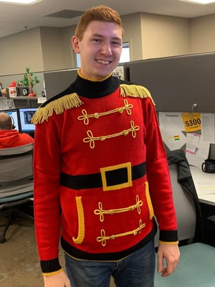  Runner up,Logan Teodoro. Debate of the day: is he a nutcracker or drummer boy? 