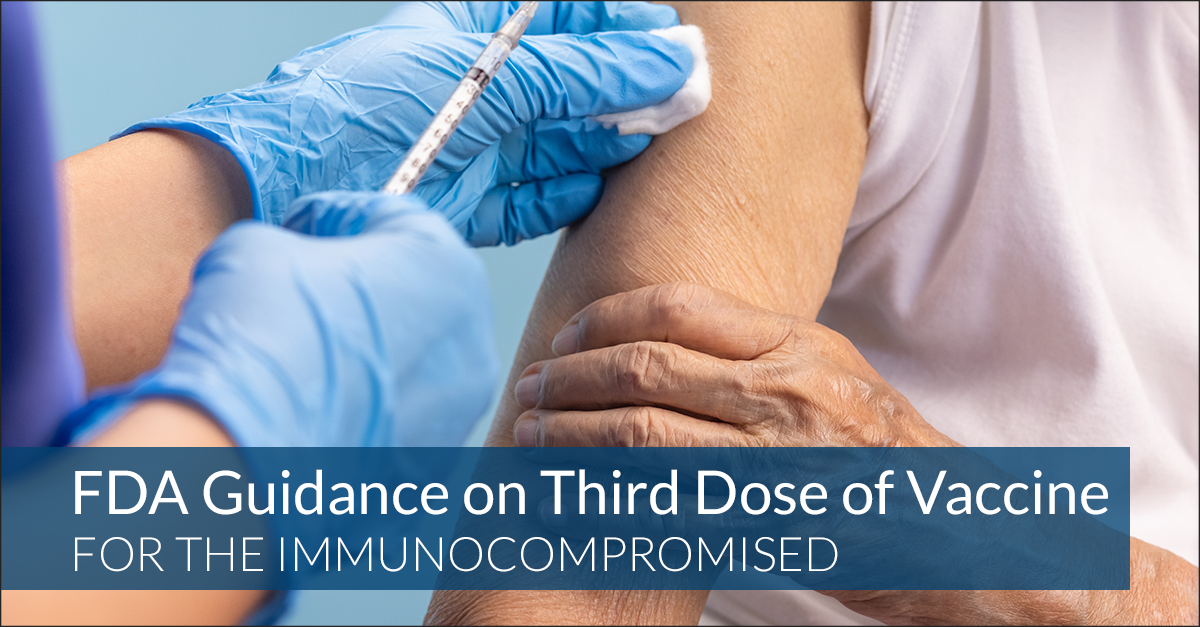 FDA Guidance on 3rd Dose of Covid Vaccine